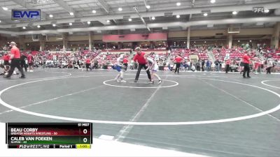 64 lbs Champ. Round 2 - Caleb Van Foeken, Slyfox vs Beau Corby, Greater Heights Wrestling