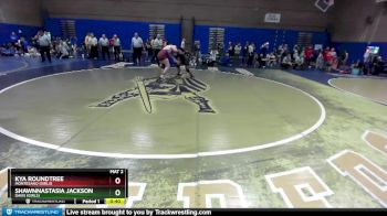 170lbs Cons. Semi - Shawnnastasia Jackson, Davis (Girls) vs Kya Roundtree, Montesano (Girls)