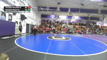 TS Girls 127 lbs 1st Place Match - Madison Bailey TS, Red Bluff Girls vs Tayleigh Williams TS, Chico Girls