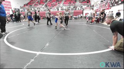 40 lbs Consolation - Averie Barnard, ARDMORE TAKEDOWN CLUB vs Jonah Beard, Bridge Creek Youth Wrestling