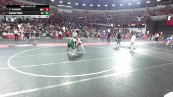 190 lbs Champ. Round 1 - Cj Rogers, Muskego Wrestling Club vs Aiden Vang, Wisconsin