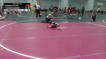 45 lbs Quarterfinal - **Jeremiah De Luna, Jet Wrestling vs **Jackson Merkert, Mat Assassins