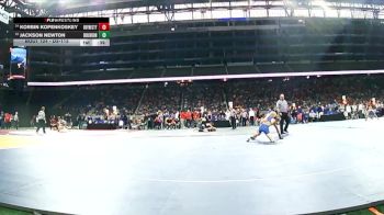 D3-113 lbs Cons. Round 1 - Korbin Kopenkoskey, Boyne City vs Jackson Newton, Birch Run