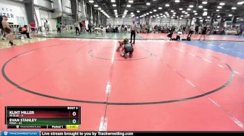 130 lbs Rd# 2 10:30am Friday - Evan Stanley, POWA vs Klint Miller, PA Blue