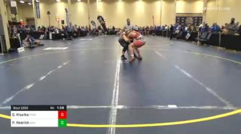 200 lbs Prelims - Gary Kiselka, Franklin vs Philup Rearick, Kiski Area