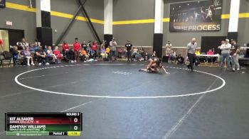 135 lbs Round 3 (4 Team) - Kit Alsaker, Badger Girls Elite vs Damiyah Williams, Female Elite Wrestling