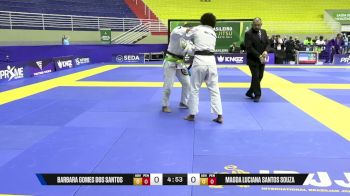 Magda Luciana Santos Souza vs Barbara Gomes Dos Santos 2025 Brasileiro Jiu-Jitsu IBJJF