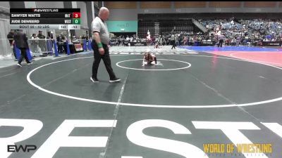 43 lbs Semifinal - Sawyer Watts, Mat Demon Wrestling Club vs Jude DeWeerd, Westshore Wrestling Club