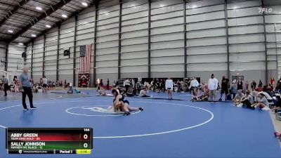 144 lbs Semis & 1st Wrestleback (8 Team) - Abby Green, Team Ohio Gold vs Sally Johnson, Mayhem WC Black