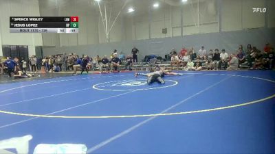 126 lbs Cons. Round 1 - Jesus Lopez, North Pontotoc High School vs Spence Wigley, Lewisburg