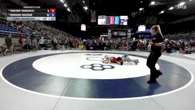 106 lbs Cons. Quarters - Vincent DeMarco, IL vs Edward George, NJ