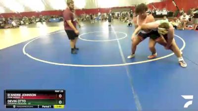 215 lbs Round 3 (4 Team) - D`Andre Johnson, Park Rapids vs Devin Otto, Coleman Cougars