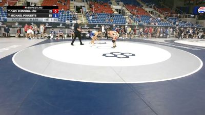 138 lbs Cons. Rd Of 64 - Cael Puderbaugh, Kansas vs Michael Poulette, Missouri