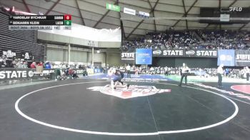 Boys 3A 157 lbs Cons. Round 7 - Yaroslav Bychkar, Sammamish vs Benjamin Klein, Lakes