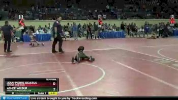 43 lbs Semifinal - Asher Wilbur, Predator Wrestling Club vs Jean-Pierre DeJesus, Team Of Hard Knox