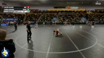 144 lbs Cons. Round 1 - James Brown, DeKalb vs Jacob Haase, Ankeny
