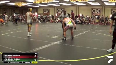 167 lbs Finals (8 Team) - Michael Neidigh, Death Squad vs CAMERON DUBBS, Keystone Crush