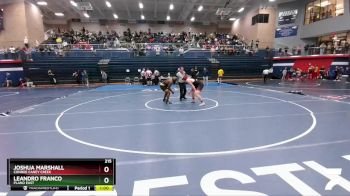 215 lbs Cons. Round 1 - Joshua Marshall, Conroe Caney Creek vs Leandro Franco, Plano East