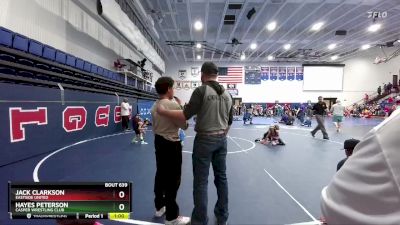 53 lbs Champ. Round 2 - Jack Clarkson, Eastside United vs Hayes Peterson, Casper Wrestling Club