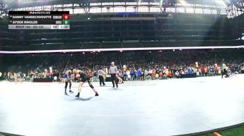 D3-120 lbs Quarterfinal - Ayden Ringler, Grand Rapids Catholic Central vs Danny Vaneeckhoutte, Erie Mason