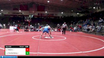 160 lbs Cons. Semi - John Rushenberg, Bishop Chatard vs Jordan Takara, Union County