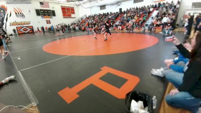73-76 lbs Round 4 - Roxy White, Thermopolis Middle School vs Addalynn Miller, Worland Middle School