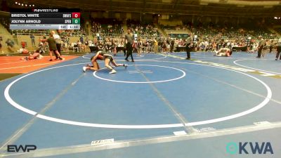 80 lbs Semifinal - Bristol White, Spartan Wrestling Fort Smith vs Jolynn Arnold, Sperry Wrestling Club