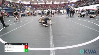 85 lbs Rr Rnd 4 - Walker Gratz, Madill Takedown vs Kameron Mills, Piedmont