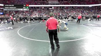 107 lbs 1st Place Match - Ayda Miller, Saint Croix Central vs Mary Prescott, Hudson