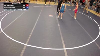 106 lbs Cons. Round 3 - Payten Sorbel, Flat Earth Wrestling Club vs Ty Goodnature, Apple Valley