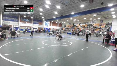 165 lbs 7th Place Match - Aiden Linka, Calabasas vs Angel Martinez, Alemany