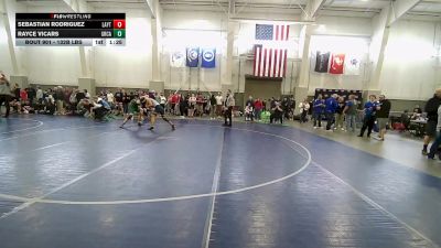 138 lbs Cons. Sub-quarters - Rayce Vicars, Green Canyon vs Sebastian Rodriguez, Layton