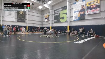 110 lbs Quarterfinal - Jake Pepe, Kinnelon vs Matteo Abu El-Haj, Philadelphia