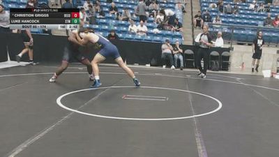 174 lbs Champ. Round 1 - Luke Hancock, University Of Saint Mary (KS) vs Christion Griggs, Benedictine College