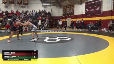 190 lbs Champ. Round 1 - Matt Connolly, Malvern Prep vs Edwin Rios, Brecksville