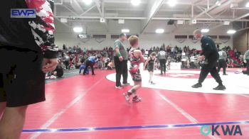 58 lbs Round Of 16 - Sloan Burkart, Henryetta Knights Wrestling Club vs Tyce Bush, Skiatook Youth Wrestling