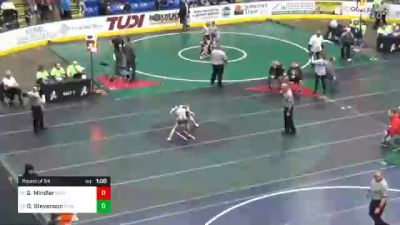 82 lbs Round Of 64 - Gavyn Mindler, Easton vs Dante Stevenson, Hickory