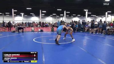 165 lbs Placement Matches (16 Team) - Carlos Sanchez, California vs Peter Mocco, Florida