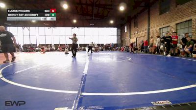 119 lbs Consolation - Slayde Huggins, Wagoner Takedown Club vs Johnny Ray Ashcroft, Locust Grove Youth Wrestling