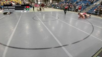 185 lbs Round 2 - Stone Durham, St. Thomas More vs Alex Andresen, Fortitude Fighters