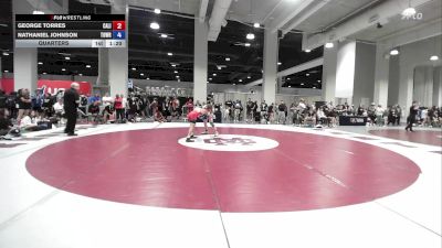 Masters A FS - 62 lbs Quarters - George Torres, California vs Nathaniel Johnson, Torotech Wrestling