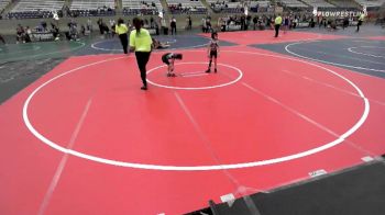 46 lbs Rr Rnd 3 - Hector Villasenor, Wesley WC vs Riley Lara, Bear Cave Wrestling