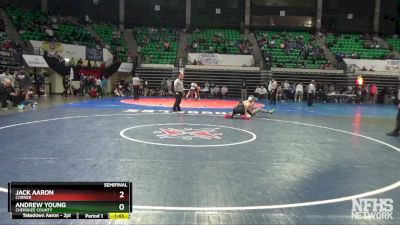 1A-4A 150 Semifinal - Andrew Young, Cherokee County vs Jack Aaron, Corner