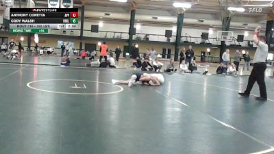 165 lbs Semifinal - Anthony Conetta, App State vs Cody Walsh, Drexel