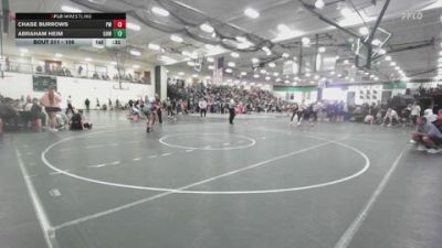 106 lbs Cons. Round 2 - Chase Burrows, Prodigy Wrestling vs Abraham Heim, Greater Heights Wrestling