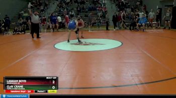 154 lbs Round 2 - Lanham Boyd, Homewood Hs vs Clay Crane, Tupelo High School