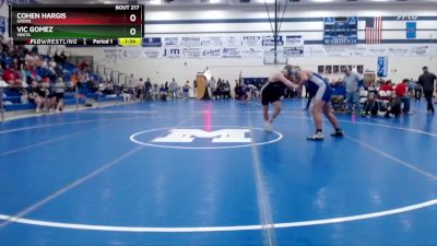 215 lbs Cons. Round 3 - Vic Gomez, Vinita vs Cohen Hargis, Grove