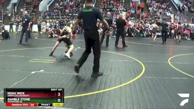 95 lbs 3rd Place Match - Noah Wick, Wrestling University vs Gamble Stone, Waterford WC