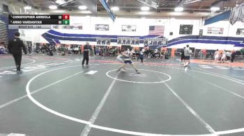 144 lbs 3rd Place Match - Christopher Arreola, Clovis North vs Arno Vardanyan, Birmingham Charter