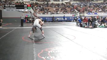 122-D1 3rd Place Match - Riley Butzen, Mountain View (Mesa) High School vs Gavin Phillips, Boulder Creek High School